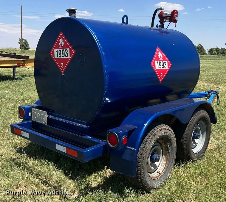 image for item DN4679 1997 Shop built  fuel trailer