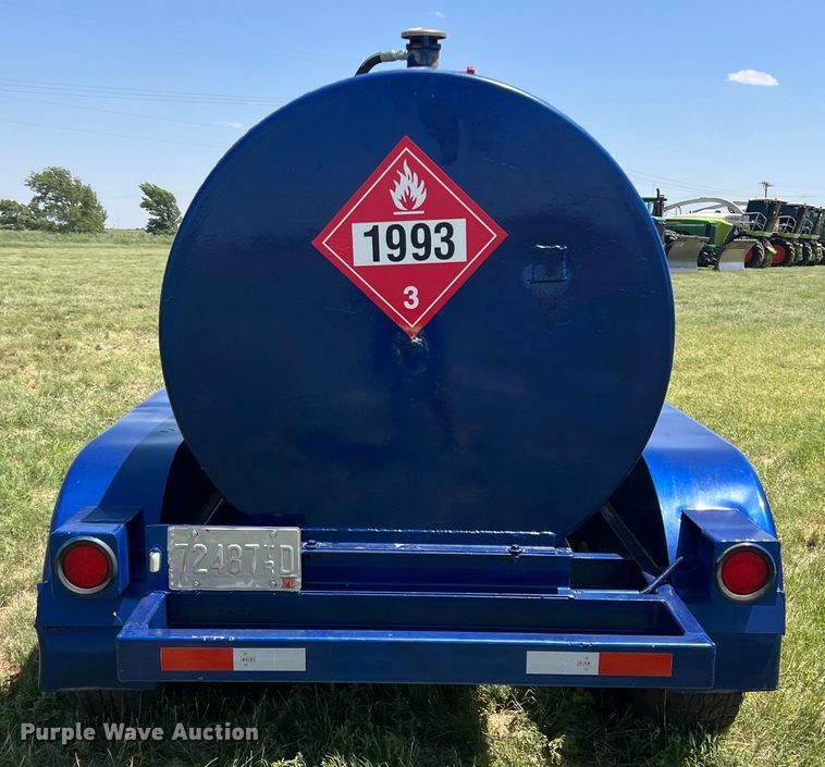 image for item DN4679 1997 Shop built  fuel trailer