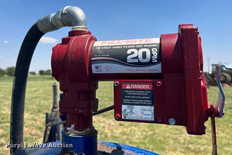 image for item DN4679 1997 Shop built  fuel trailer