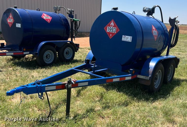 image for item DN4680 1997 Shop built  fuel trailer