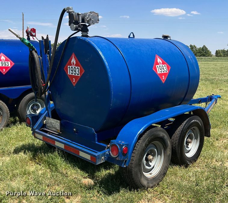 image for item DN4680 1997 Shop built  fuel trailer