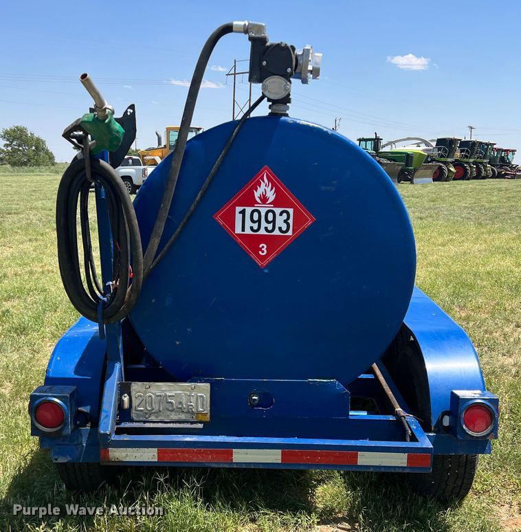 image for item DN4680 1997 Shop built  fuel trailer