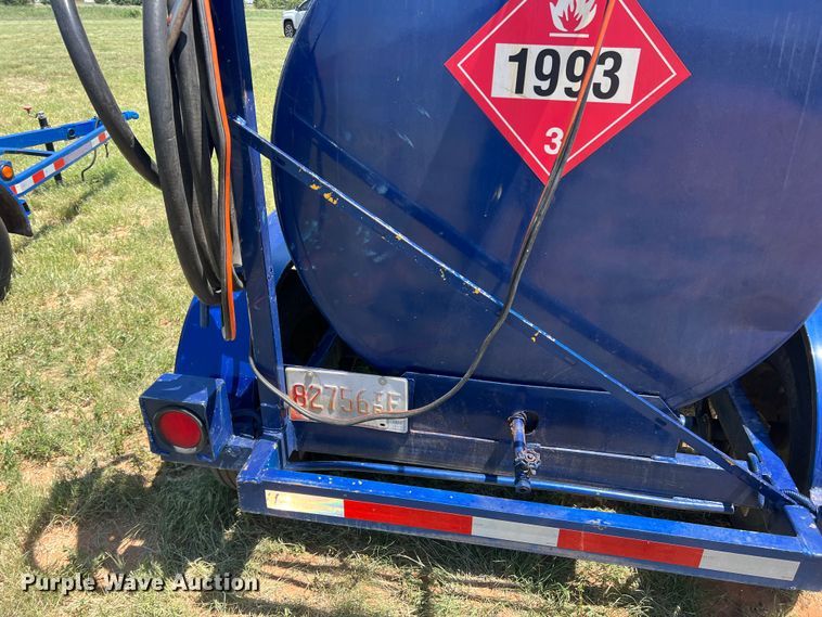 image for item DN4681 1997 Shop built  fuel trailer