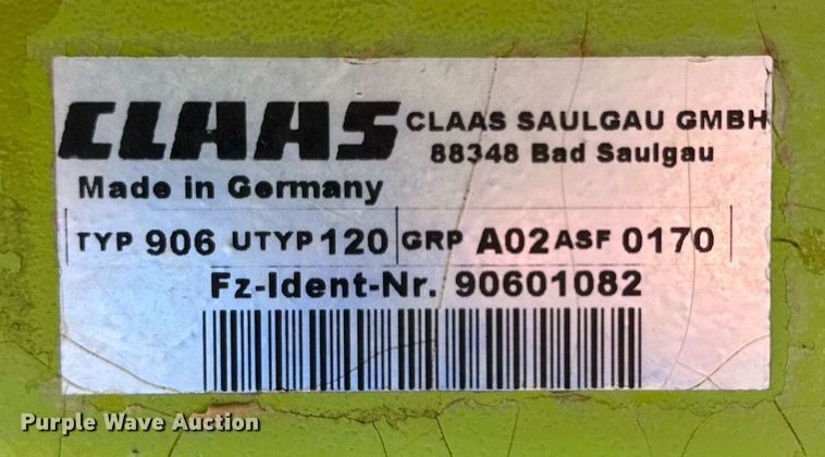 image for item DN4685 Claas 380  pickup head