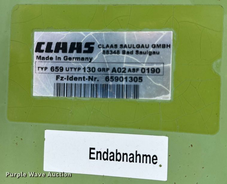 image for item DN4688 Claas 750  rotary forage head