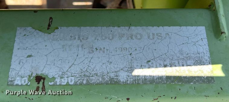 image for item DN4688 Claas 750  rotary forage head