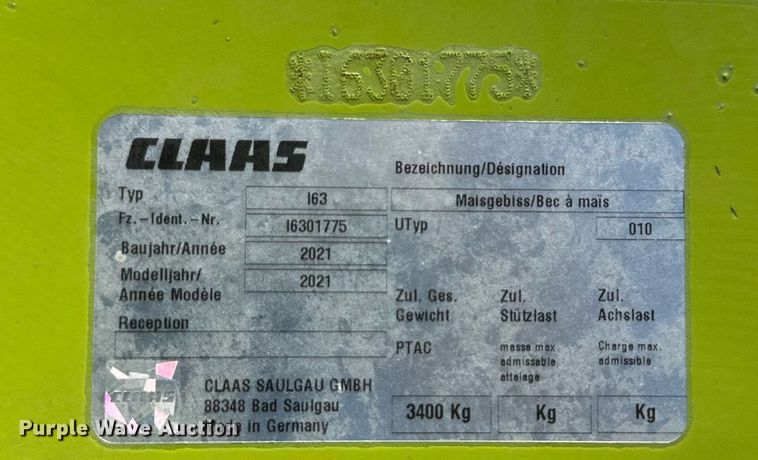 image for item DN4689 2021 Claas Orbis 750  rotary forage head