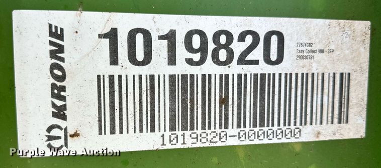 image for item DN4690 2021 Krone E-Collect 900-3 FP  rotary forage head