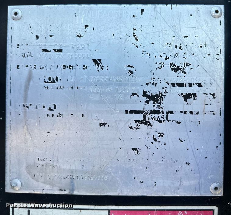 image for item DN4691 2007 Aulick Auluminator  live bottom trailer