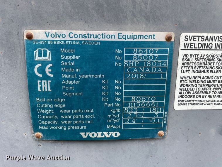 image for item DN4695 2007 Volvo L70F  wheel loader