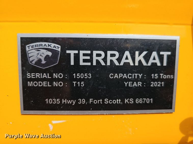 image for item DO2805 2021 TerraKat T15  manure spreader