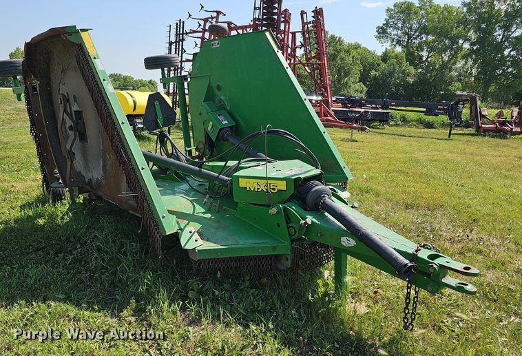 image for item DO2851 John Deere MX15 batwing rotary mower