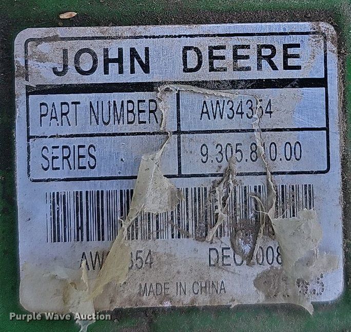 image for item DO2851 John Deere MX15 batwing rotary mower