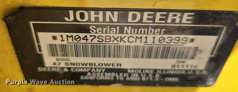 image for item DO2853 2015 John Deere 2025R  tractor