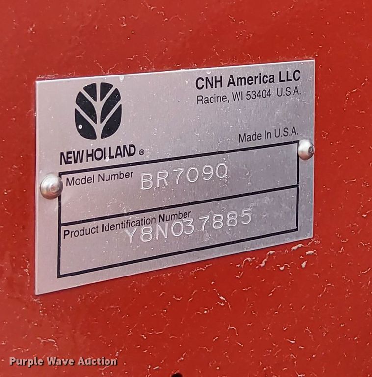 image for item DP3303 2008 New Holland BR7090  round baler