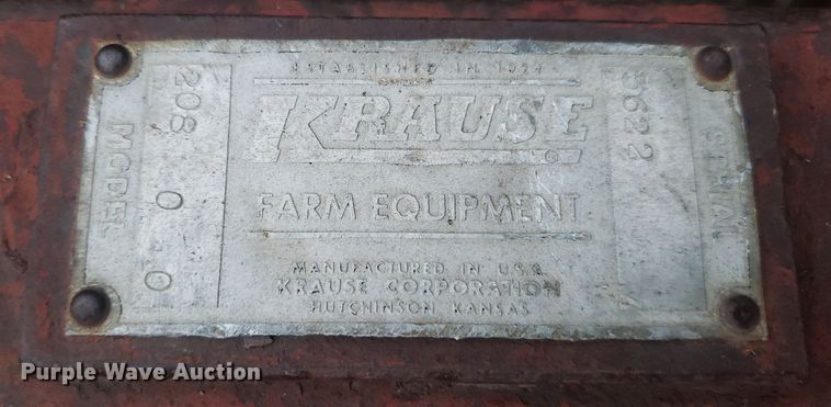 image for item DP8082 Krause 208  tandem disk