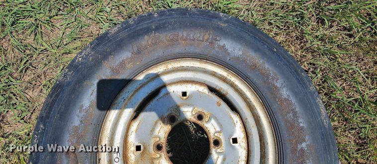 image for item DQ1759 (2) Harvest King Ag Grip 7.50-16 tires and wheels