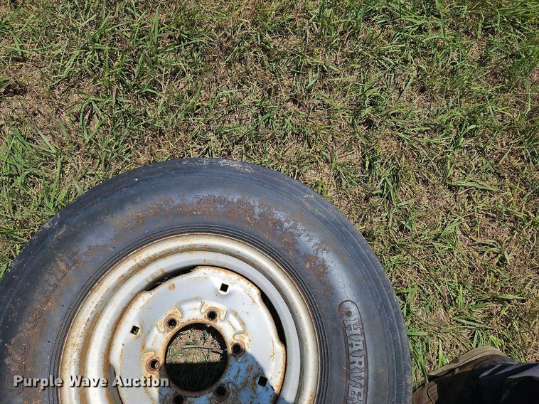 image for item DQ1759 (2) Harvest King Ag Grip 7.50-16 tires and wheels