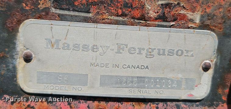 image for item DQ1767 Massey Ferguson 88  six bottom plow