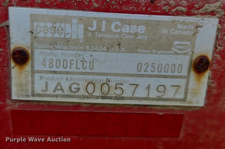 image for item DQ1770 Case 4800FLCU  field cultivator