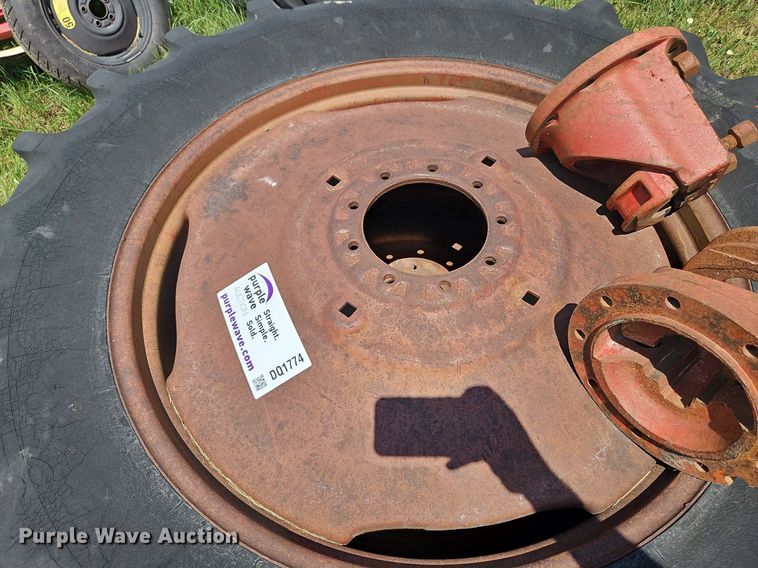 image for item DQ1774 (2) tires and wheels