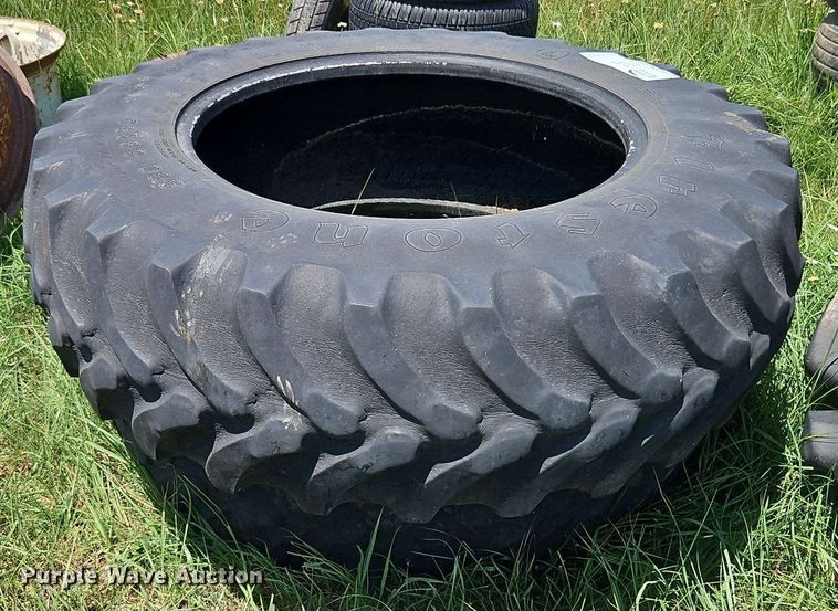 image for item DQ1775 (2) Firestone Radial All Traction FWD 14.9R30 tires