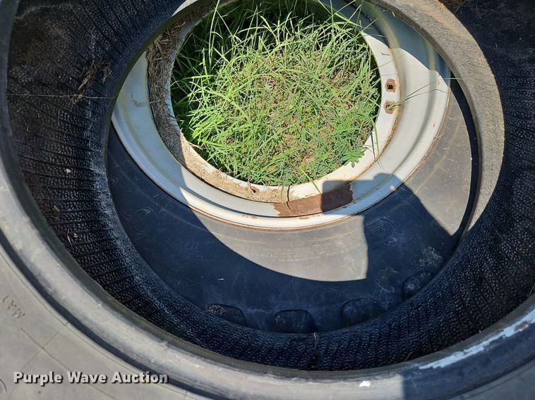 image for item DQ1775 (2) Firestone Radial All Traction FWD 14.9R30 tires