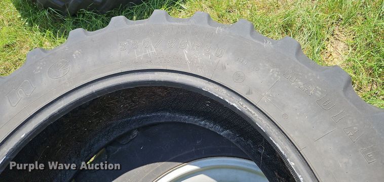 image for item DQ1775 (2) Firestone Radial All Traction FWD 14.9R30 tires