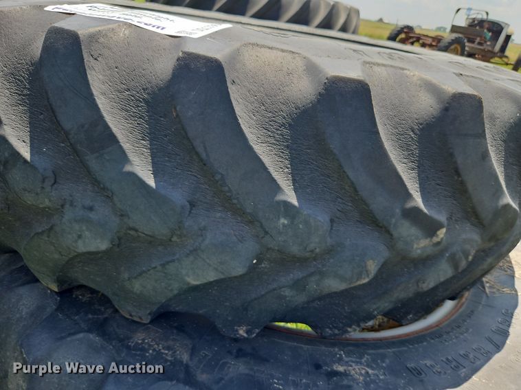 image for item DQ1775 (2) Firestone Radial All Traction FWD 14.9R30 tires