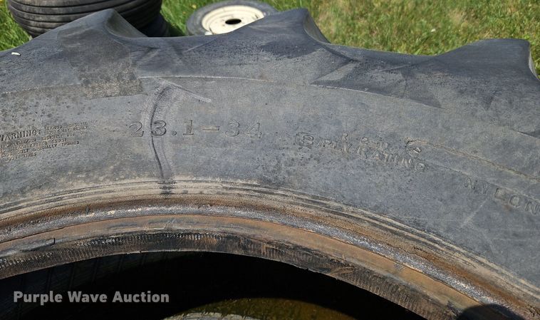 image for item DQ1777 (2) BF Goodrich Silvertown 23.1-34 tires