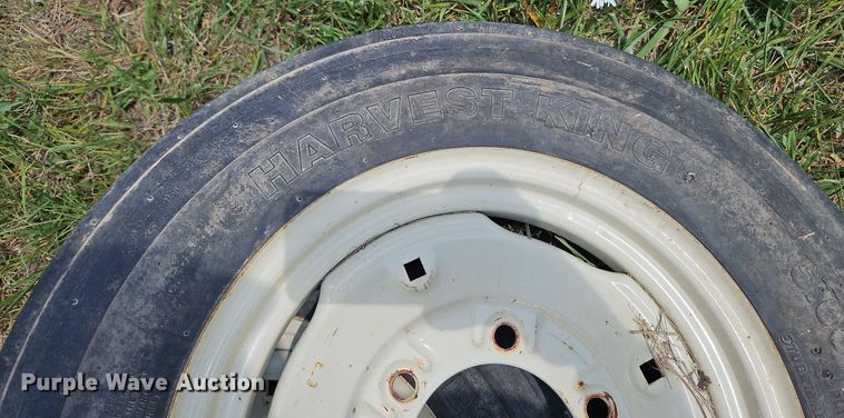 image for item DQ1778 (2) Harvest King 5.00-15 tires and wheels