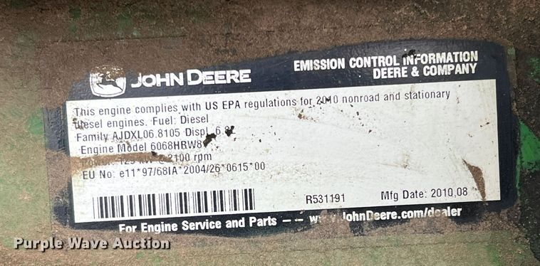image for item DR5595 2010 John Deere 7330  MFWD tractor
