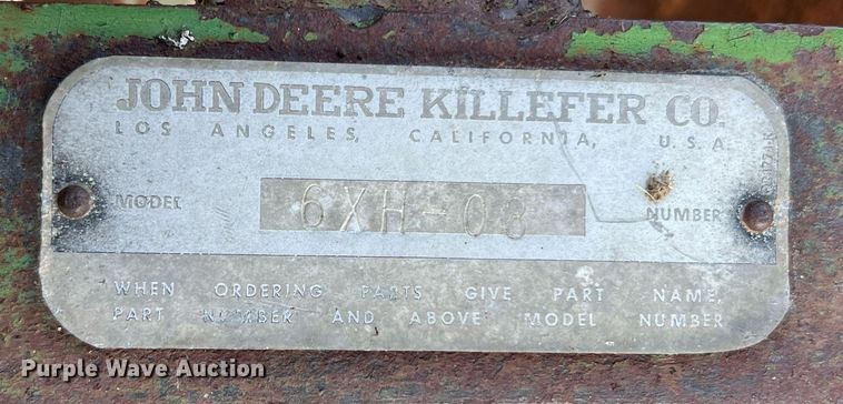 image for item II9231 John Deere 6XH-03  off-set disk