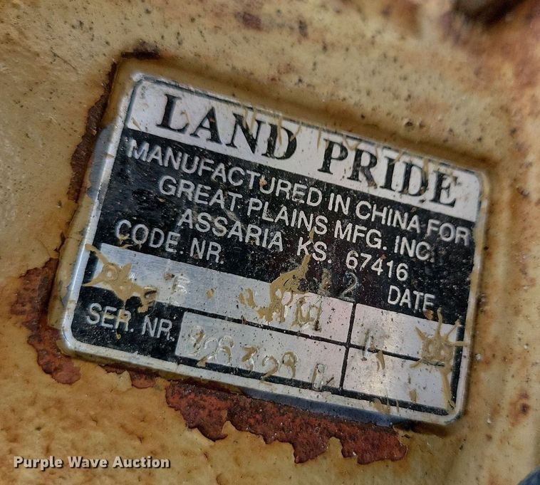 image for item JO9244 Land Pride FDR2584  rotary mower