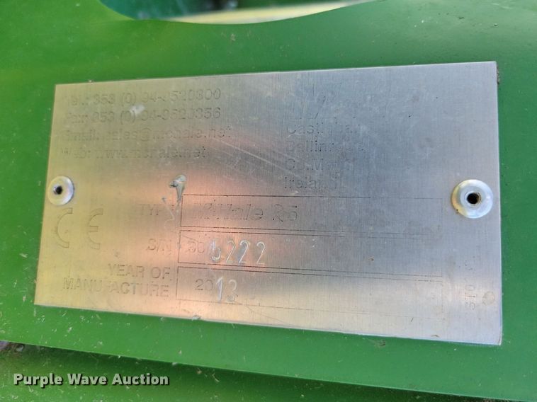 image for item JO9264 2013 McHale R5  bale grabber