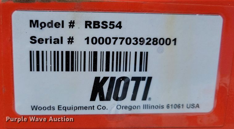 image for item JO9269 Kioti RB2054  blade
