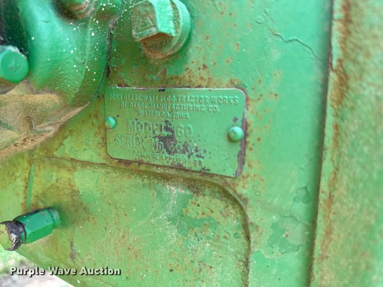 image for item KM9870 John Deere 60  tractor