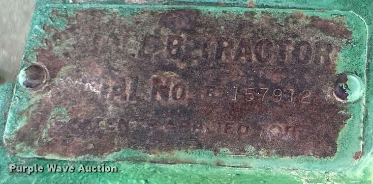 image for item KM9874 1944 John Deere B  tractor