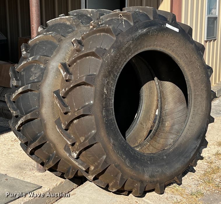 image for item LF9322 (2) Galaxy Earth-Pro 18.4-34 tires