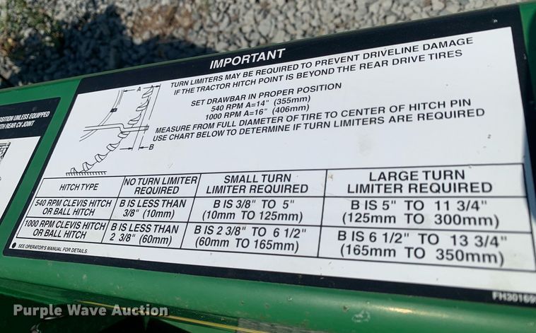 image for item LH9712 2018 John Deere 630  swather / windrower