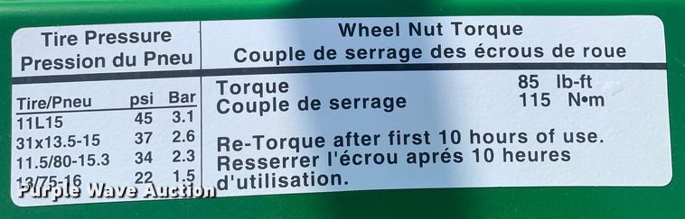 image for item LH9712 2018 John Deere 630  swather / windrower