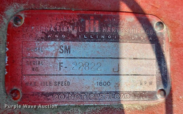 image for item LL9252 1953 Farmall Super M  tractor