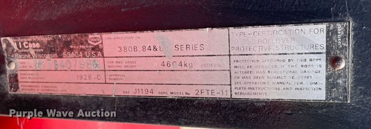 image for item LS9301 1994 Case IH 595  MFWD tractor