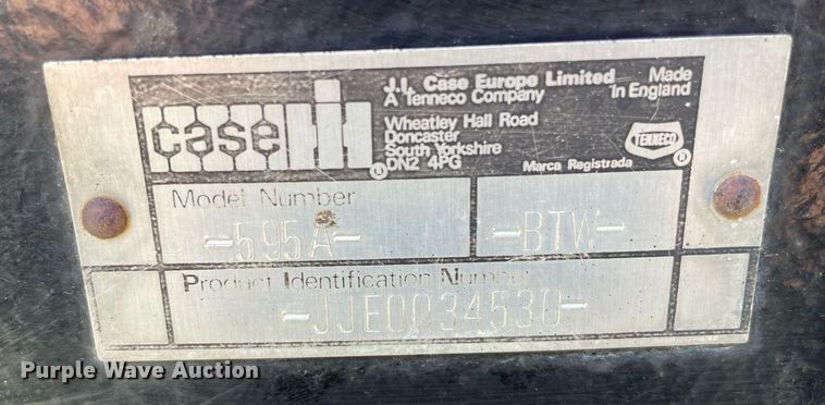 image for item LS9301 1994 Case IH 595  MFWD tractor