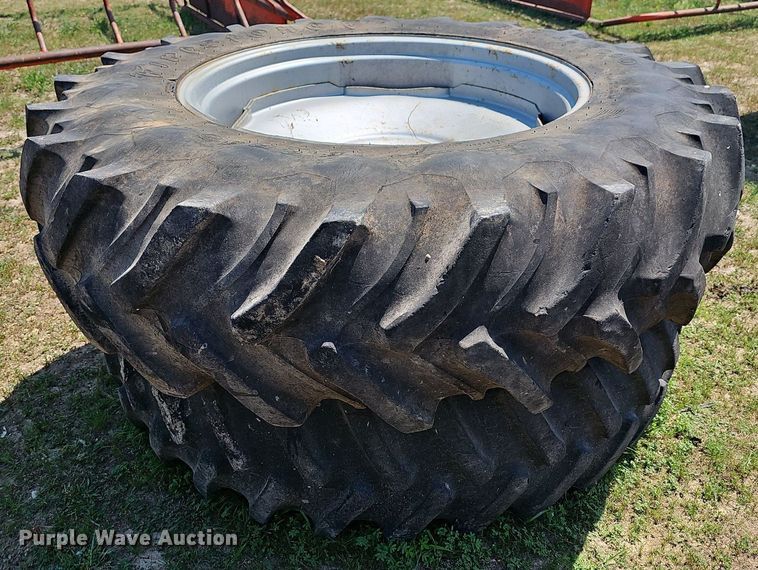 image for item LW9754 (2) 18.4R38 tires and wheels