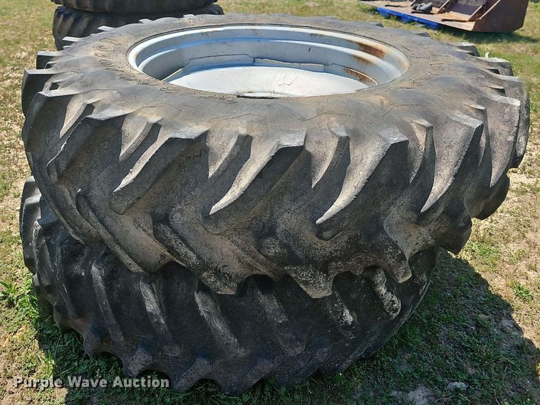 image for item LW9754 (2) 18.4R38 tires and wheels