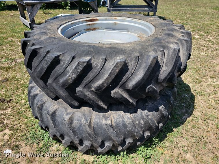 image for item LW9754 (2) 18.4R38 tires and wheels