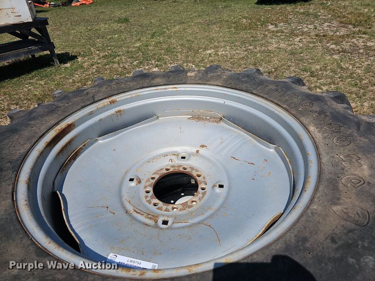 image for item LW9754 (2) 18.4R38 tires and wheels