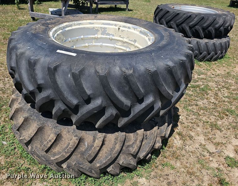 image for item LW9755 (2) 20.8-38 tires and wheels