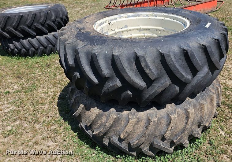 image for item LW9755 (2) 20.8-38 tires and wheels